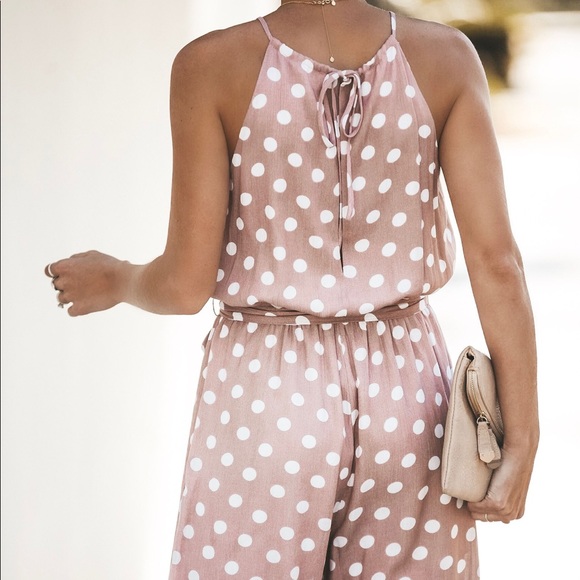 Pretty Little Polka Dot Jumpsuit Vici - Picture 7 of 8